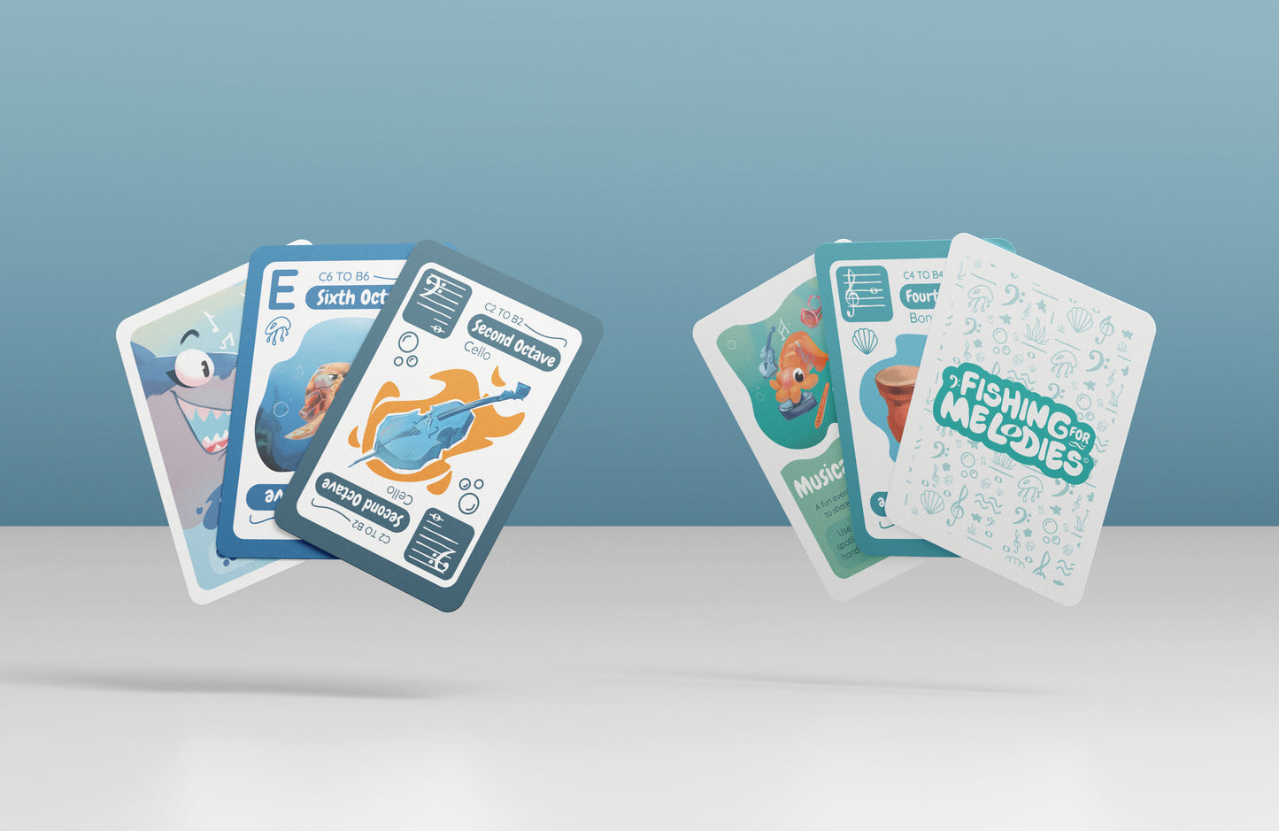 Fishing for Melodies - A Musical Sight Reading Card Game