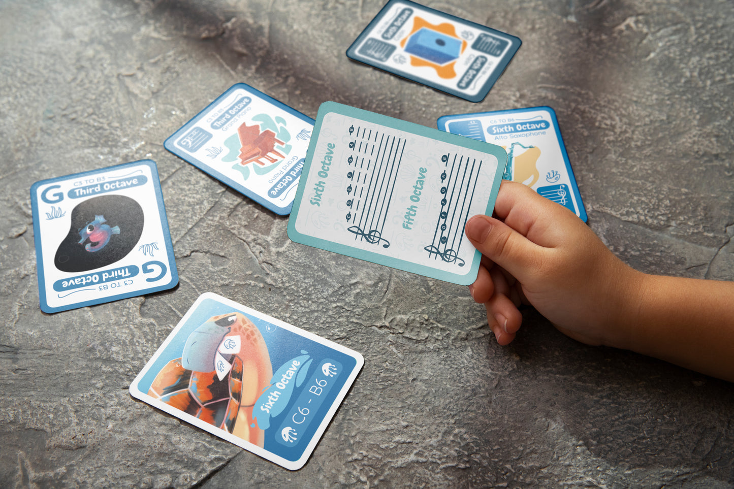 Fishing for Melodies - A Musical Sight Reading Card Game